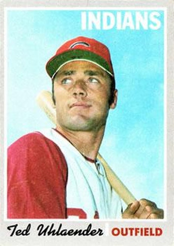 #673 Ted Uhlaender - Cleveland Indians - 1970 Topps Baseball