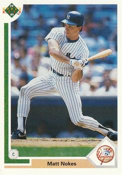 #673 Matt Nokes - New York Yankees - 1991 Upper Deck Baseball
