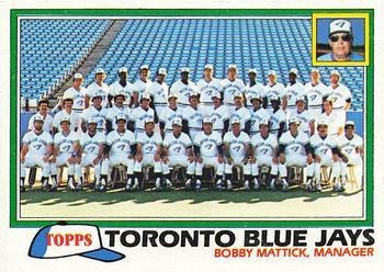 #674 Toronto Blue Jays / Bobby Mattick - Toronto Blue Jays - 1981 Topps Baseball