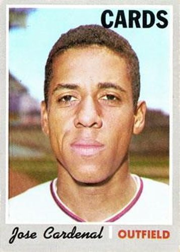 #675 Jose Cardenal - St. Louis Cardinals - 1970 Topps Baseball