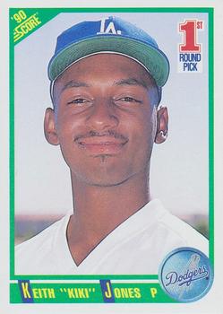 #676 Keith "Kiki" Jones - Los Angeles Dodgers - 1990 Score Baseball