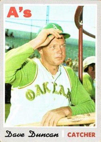 #678 Dave Duncan - Oakland Athletics - 1970 Topps Baseball