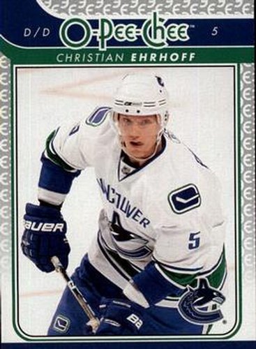 #679 Christian Ehrhoff - Vancouver Canucks - 2009-10 O-Pee-Chee Hockey