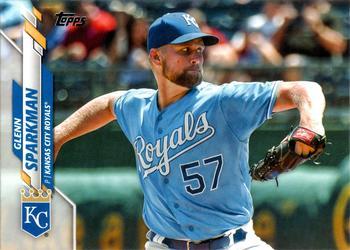 #679 Glenn Sparkman - Kansas City Royals - 2020 Topps Baseball