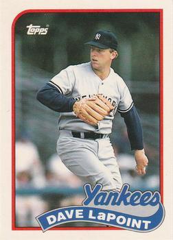#67T Dave LaPoint - New York Yankees - 1989 Topps Traded Baseball
