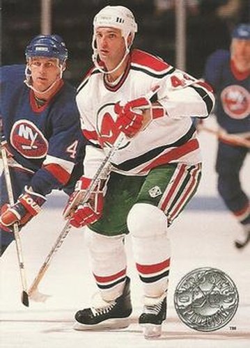 #67 Stephane Richer - New Jersey Devils - 1991-92 Pro Set Platinum Hockey