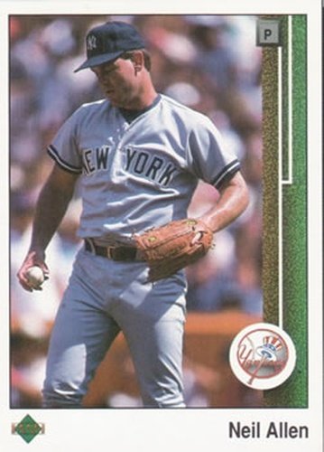 #567 Neil Allen - New York Yankees - 1989 Upper Deck Baseball