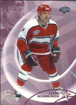 #67 Teppo Numminen - Phoenix Coyotes - 2002-03 Be a Player All-Star Edition Hockey
