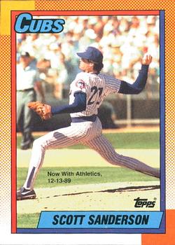 #67 Scott Sanderson - Oakland Athletics - 1990 O-Pee-Chee Baseball