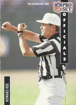 #367 Howard Roe - - 1991 Pro Set Football