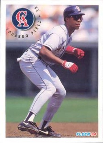 #67 Eduardo Perez - California Angels - 1994 Fleer Baseball