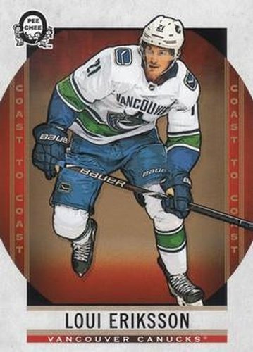 #67 Loui Eriksson - Vancouver Canucks - 2018-19 O-Pee-Chee Coast to Coast Hockey