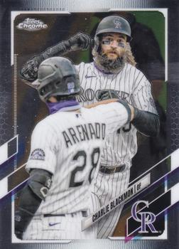 #67 Charlie Blackmon - Colorado Rockies - 2021 Topps Chrome Baseball