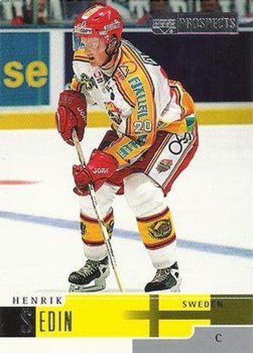 #67 Henrik Sedin - MoDo - 1999-00 Upper Deck Prospects Hockey