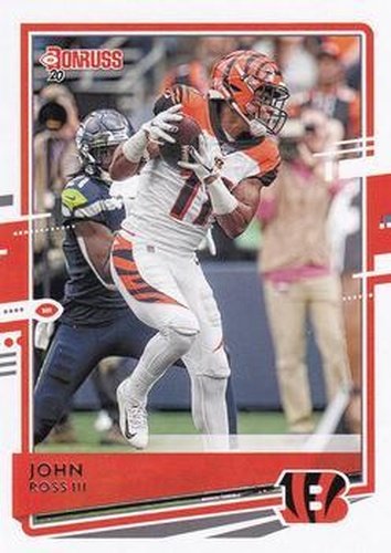 #67 John Ross III - Cincinnati Bengals - 2020 Donruss Football