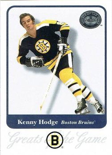 #67 Ken Hodge - Boston Bruins - 2001-02 Fleer Greats of the Game Hockey