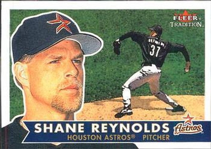 67 Shane Reynolds - Houston Astros - 2001 Fleer Tradition Baseball –  Isolated Cards