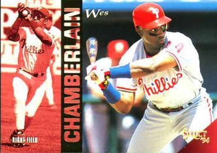 #67 Wes Chamberlain - Philadelphia Phillies - 1994 Select Baseball