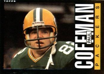 #67 Paul Coffman - Green Bay Packers - 1985 Topps Football