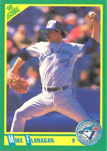 #67 Mike Flanagan - Toronto Blue Jays - 1990 Score Baseball