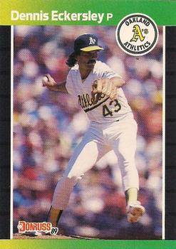 #67 Dennis Eckersley - Oakland Athletics - 1989 Donruss Baseball