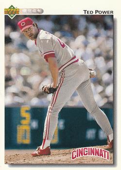 #680 Ted Power - Cincinnati Reds - 1992 Upper Deck Baseball