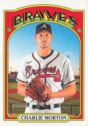 #680 Charlie Morton - Atlanta Braves - 2021 Topps Heritage Baseball