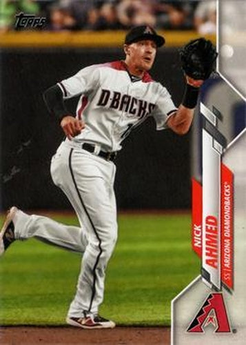 #680 Nick Ahmed - Arizona Diamondbacks - 2020 Topps Baseball