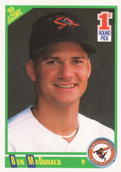 #680 Ben McDonald - Baltimore Orioles - 1990 Score Baseball
