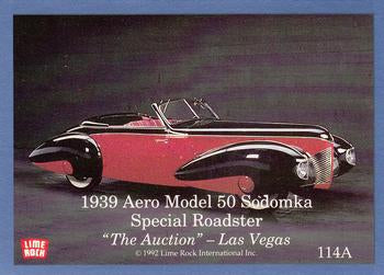 #114A / 114B 1939 Aero Model 50 Sodomka Special Roadster / 1942 Chevrolet Convertible - 1991-92 Lime Rock Dream Machines