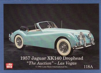 #118A / 118B 1957 Jaguar XK140 Drophead / 1957 Lincoln Premier 2-Door Hardtop - 1991-92 Lime Rock Dream Machines