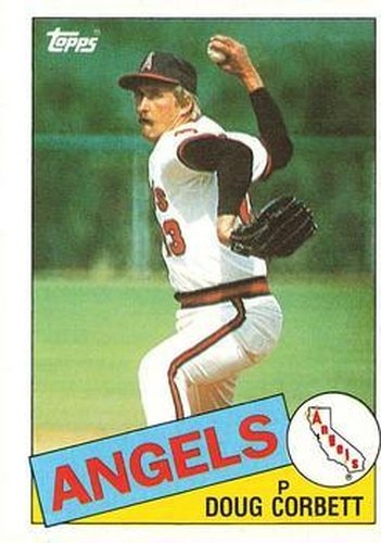 #682 Doug Corbett - California Angels - 1985 Topps Baseball