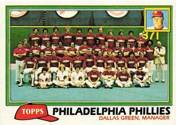 #682 Philadelphia Phillies / Dallas Green - Philadelphia Phillies - 1981 Topps Baseball