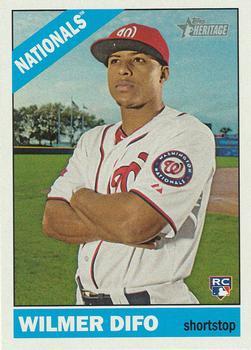 #682 Wilmer Difo - Washington Nationals - 2015 Topps Heritage Baseball