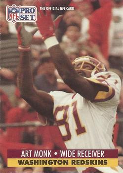 #682 Art Monk - Washington Redskins - 1991 Pro Set Football
