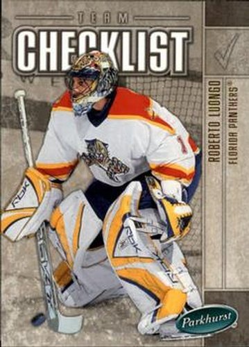 #683 Roberto Luongo - Florida Panthers - 2005-06 Parkhurst Hockey