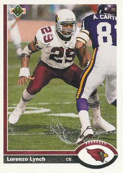 #683 Lorenzo Lynch - Phoenix Cardinals - 1991 Upper Deck Football
