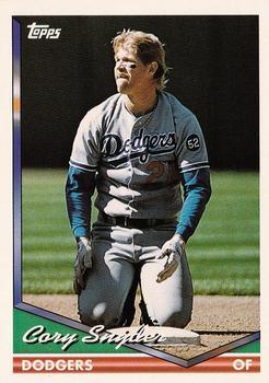 #683 Cory Snyder - Los Angeles Dodgers - 1994 Topps Baseball