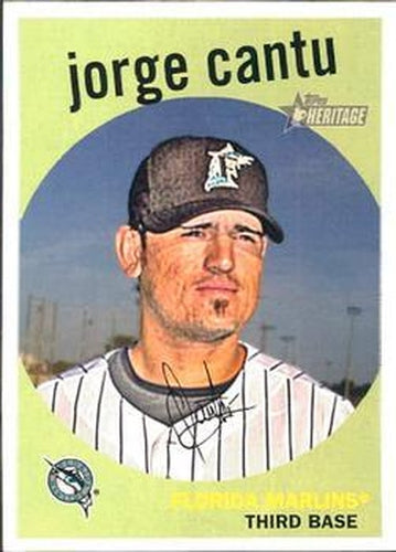 #683 Jorge Cantu - Florida Marlins - 2008 Topps Heritage Baseball