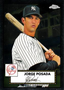 #683 Jorge Posada - New York Yankees - 2021 Topps Chrome Platinum Anniversary Baseball