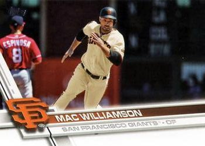 #683 Mac Williamson - San Francisco Giants - 2017 Topps Baseball