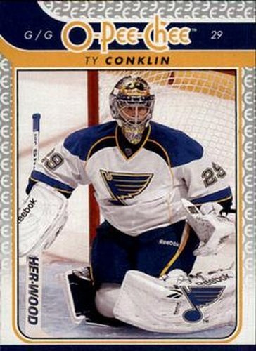 #683 Ty Conklin - St. Louis Blues - 2009-10 O-Pee-Chee Hockey