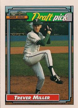 #684 Trever Miller - Detroit Tigers - 1992 O-Pee-Chee Baseball