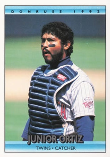 #684 Junior Ortiz - Minnesota Twins - 1992 Donruss Baseball