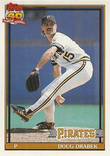 #685 Doug Drabek - Pittsburgh Pirates - 1991 O-Pee-Chee Baseball