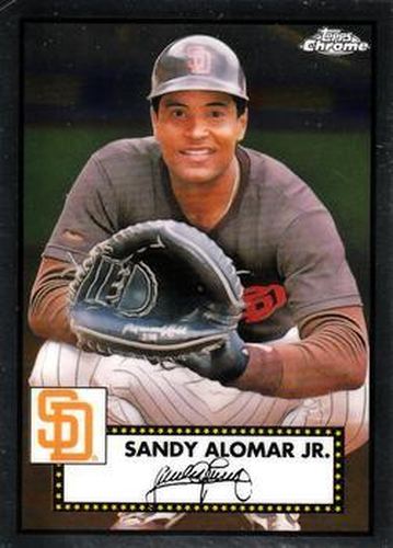 #685 Sandy Alomar Jr. - San Diego Padres - 2021 Topps Chrome Platinum Anniversary Baseball