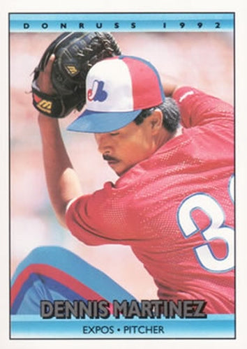 #686 Dennis Martinez - Montreal Expos - 1992 Donruss Baseball