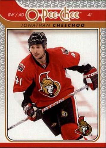 #686 Jonathan Cheechoo - Ottawa Senators - 2009-10 O-Pee-Chee Hockey