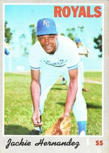 #686 Jackie Hernandez - Kansas City Royals - 1970 Topps Baseball