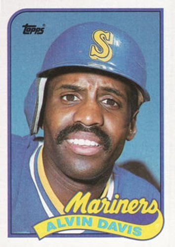 #687 Alvin Davis - Seattle Mariners - 1989 Topps Baseball